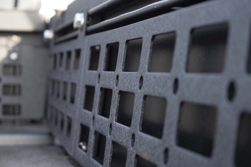 Toyota Tacoma Molle Panel - Passenger Side Bed - Fishbone Offroad - Long Bed - Black - `16-`27